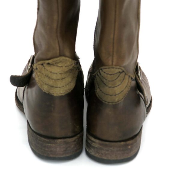 Liberty Black Distressed America Tall Riding Boots - Picture 4 of 5